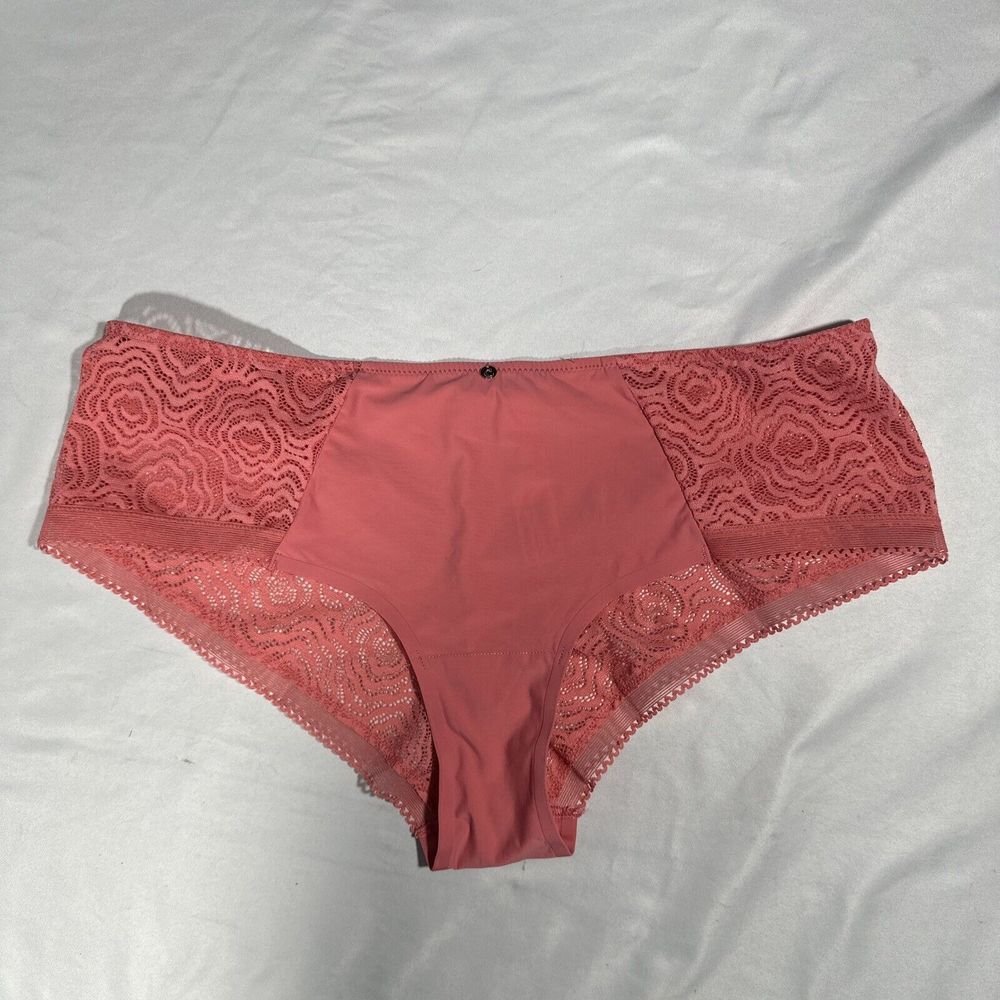 NEW $38 Chantelle Lingerie [ Medium ] C Jolie Hipster Briefs Coralin Pink #U1152
